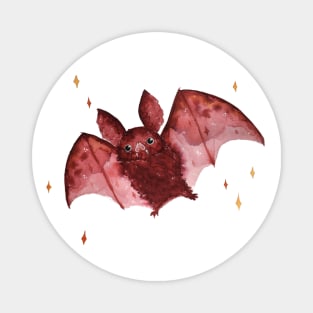 Cute red bat Magnet